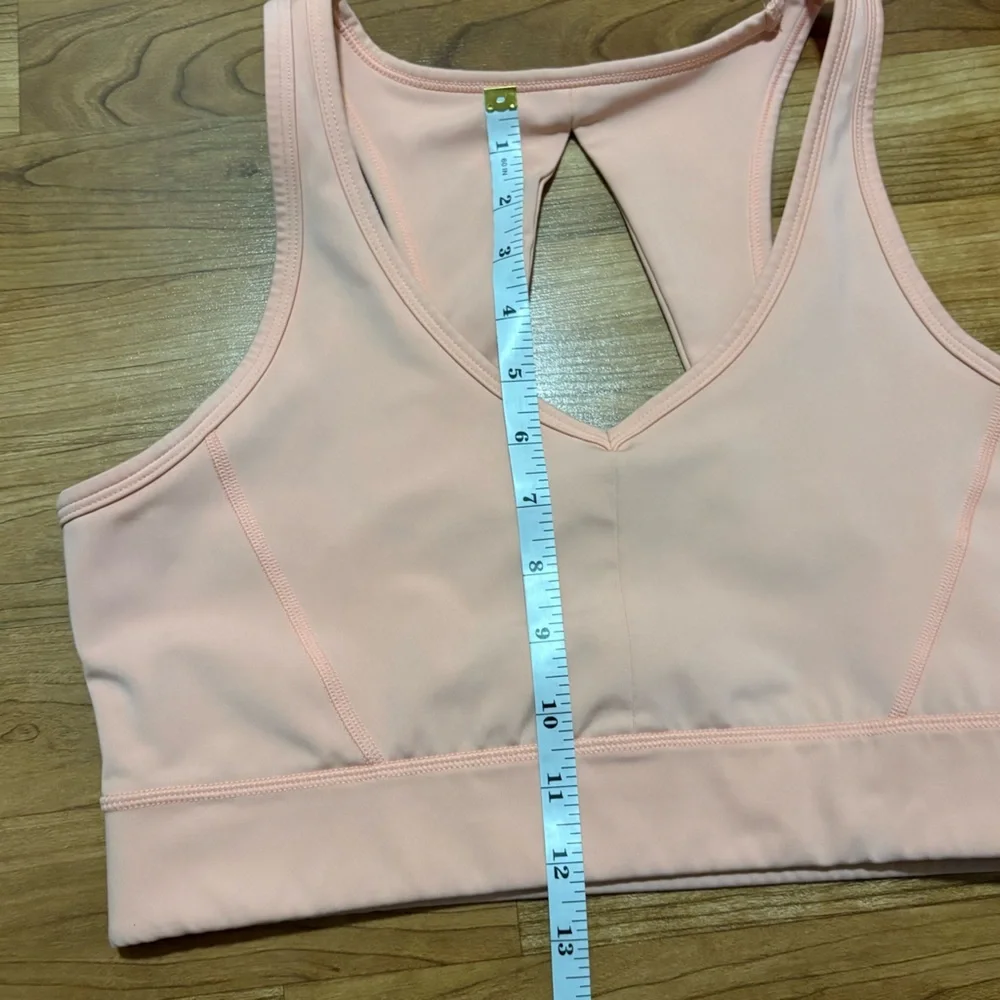 Calvin Klein Medium-Impact Sports Bra Creamsicle Orange XL Stretch‎ Performance